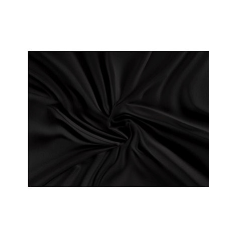 Kvalitex Saténové prostěradlo Luxury Collection 160 × 200 cm černé Výška matrace do 15 cm