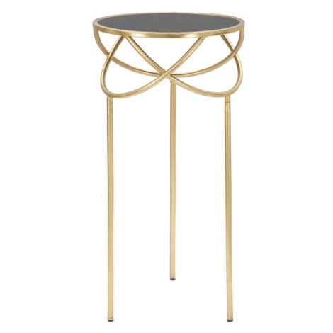 Kulatý odkládací stolek se skleněnou deskou ø 40 cm Ring – Mauro Ferretti