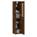 vidaXL Skříň highboard hnědý dub 34,5 x 34 x 180 cm kompozitní dřevo