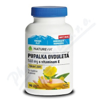 NatureVia Pupalka dvouletá 500mg s vit.E cps.90