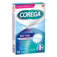 Corega Bio Tabs čisticí tablety 4v1 na zubní náhrady, 30ks