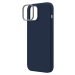 UNIQ Lino silikonový kryt iphone 14 Plus modrý