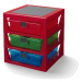 LEGO Storage LEGO organizér se třemi zásuvkami Varianta: Organizér modrá