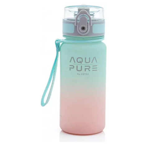 Zdravá láhev na vodu Aqua Pure 400ml růžovo-mintová Astra - Golze koberce