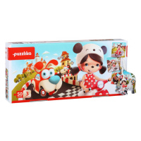 Puzzlika 13081 Šťastné příběhy 3 v 1 - puzzle 3 obrázky 50 dílků