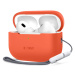 Pouzdro TECH-PROTECT SILICONE APPLE AIRPODS PRO 1 / 2 NEON ORANGE (5906302313716)