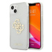 Kryt Guess GUHCP13SPCUGL4GTR iPhone 13 mini 5,4" transparent hard case Glitter 4G Big Logo (GUHC