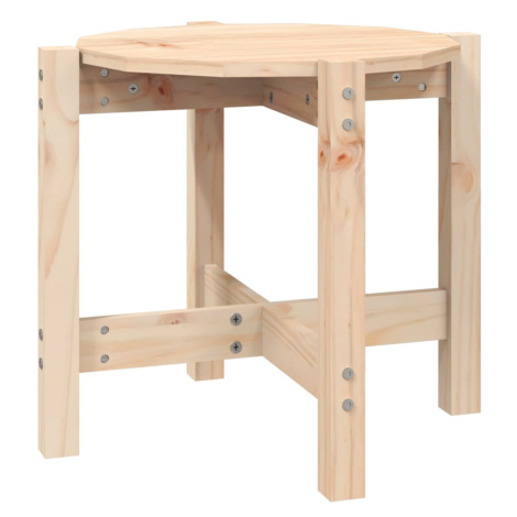 vidaXL Konferenční stolek Ø 52,5 x 45 cm masivní borové dřevo