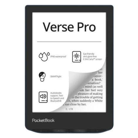 Pocketbook 634 Verse Pro Modrá