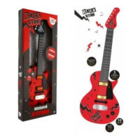 Kytara elektrická ROCK STAR plast 58cm na baterie se zvukem, světlem v krabici 24x62x5,5cm