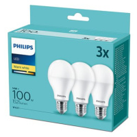 Philips LED 14-100W, E27 2700K, 3ks