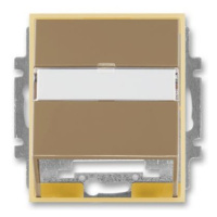 ABB Element kryt datové zásuvky kávová/ledová opálová 5014E-A00100 25
