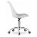 Bílo-šedá kancelářská židle PRINT