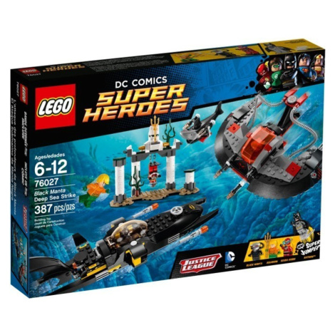 Lego® super heroes 76027 hlubinný útok černé manty