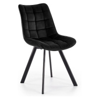Židle W132 černá nohy černé