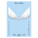 ELIS DESIGN Milníková deka na focení miminek Andělská křídla modrá varianta: se jménem miminka