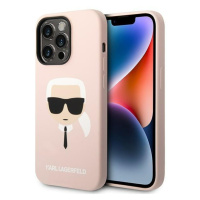 Karl Lagerfeld KLHMP14LSLKHLP hard silikonové pouzdro iPhone 14 PRO 6.1