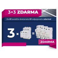 Svodič přepětí ETI ETITEC EM T12 PV 1100/6,25 Y 002440580 DC T1+T2 promobalení 3ks + ZDARMA 3ks 