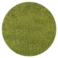 Ayyildiz koberce Kusový koberec Life Shaggy 1500 green kruh Rozměry koberců: 160x160 (průměr) kr