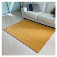 Kusový koberec ETON lux žlutý 140 x 200 cm
