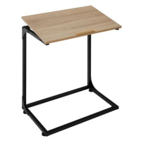 Tectake Odkládací stolek s naklápěcí deskou Ruston 55×35×66,5cm, Industrial světlé dřevo, dub So