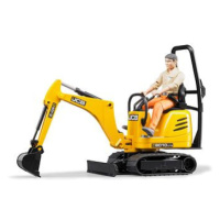 Bruder Mikrobagr JCB s figurkou