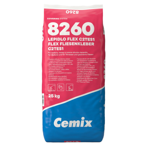 Lepidlo cementové C2TE S1 Cemix 8260 FLEX 25 kg