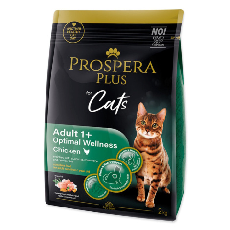 PROSPERA PLUS Adult 1+ Chicken Optimal Wellness krmivo pro kočky 1 kus, Hmotnost balení (g): 2 k