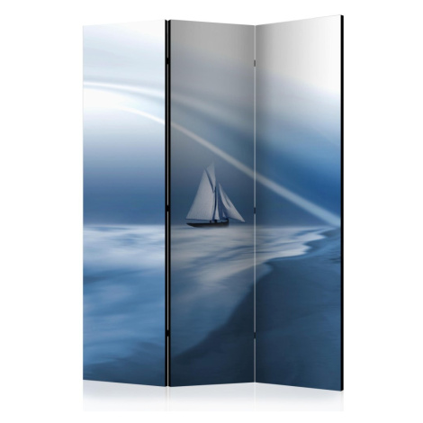 Paraván Lonely sail drifting Dekorhome 225x172 cm (5-dílný) Artgeist