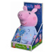 Peppa Pig 2v1 plyšový usínač hrající + světle, modrý, 25 cm