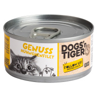 Dogs'n Tiger Cat Filet 12 × 70 g - kuřecí filety