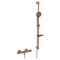 Sprchová baterie Hansa Prisma se sprchovým setem 150 mm broušený bronz 4813043181