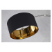 LuxD 17081 Stojanová lampa SNAKE černo zlatá závěsné svítidlo