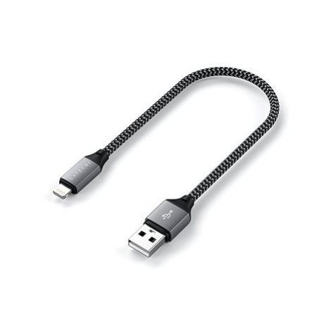 Satechi USB-A to Lightning Braided Cable 25cm - Grey