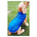 Vsepropejska Snowy zimní bunda „My friend“ pro psa Barva: Modrá, Délka zad (cm): 24, Obvod hrudn