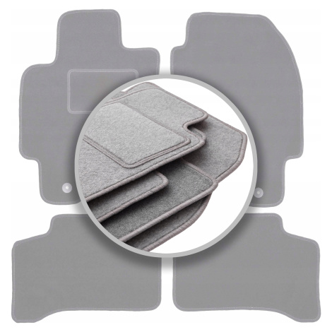 Velurové koberce Oslo šedé pro: Jaguar X-Type estate, kombi, sedan 2001-20