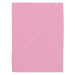 B.E.S. - Petrovice, s.r.o. Prostěradlo Jersey česaná bavlna MAKO - Růžová Rozměr: 200 x 200