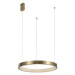 Nova Luce Elegantní závěsné LED svítidlo Vegas v luxusním zlatavém designu - 23 W LED, 1265 lm, 