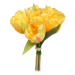 Umělá květina svazek Tulipán, žlutá