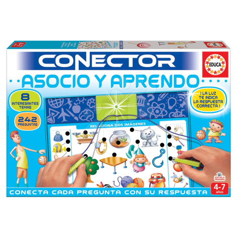 Společenská hra Conector Asocace & Učení Educa 242 otázek ve španělštině od 4–7 let