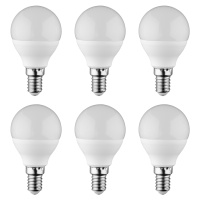 Livarno home LED žárovky, 6 kusů (E14 koule, 2,9 W)