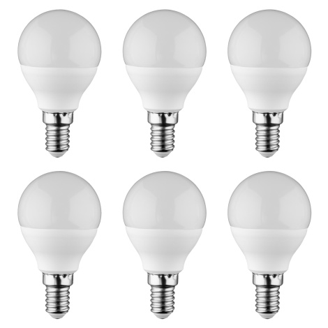 Livarno home LED žárovky, 6 kusů (E14 koule, 2,9 W)