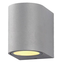 WALL LAMP ALUMINIUM SILVER BODY GU10 SOCKET