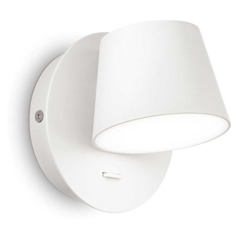 LED Nástěnné bodové svítidlo Ideal Lux Gim AP1 bianco 167152 bílé