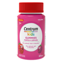 Centrum Kids Gummies multivitamín pro děti malina a jahoda želé 60ks