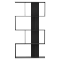 Černá knihovna 89x165 cm Sigma - TemaHome