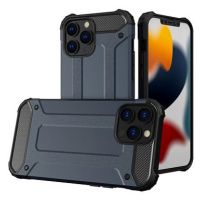 Hybrid Armor plastový kryt na iPhone 13 Pro Max, modrý