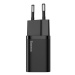 Nabíječka Baseus Super 20W, USB-C, PD, QC, černá