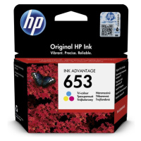 HP 653 Original Ink Advantage Cartridge tříbarevná Vícebarevná