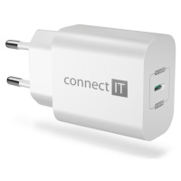 CONNECT IT Voyager2 nabíjecí adaptér 1×USB-C bílá  25W PD CWC-2070-WH Bílá